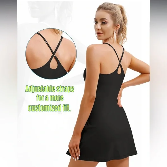 Black Tennis Dress - Picture 6 of 8